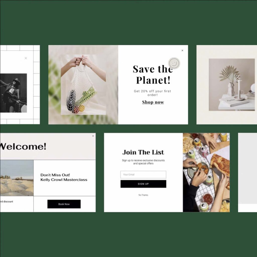 ฟีเจอร์ popup ของ elementor